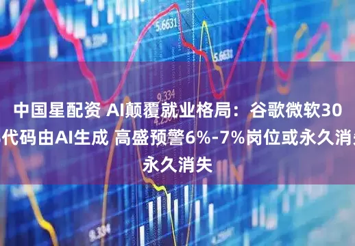 中国星配资 AI颠覆就业格局：谷歌微软30%代码由AI生成 高盛预警6%-7%岗位或永久消失