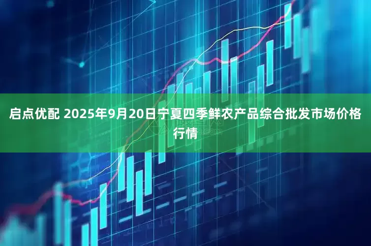 启点优配 2025年9月20日宁夏四季鲜农产品综合批发市场价格行情